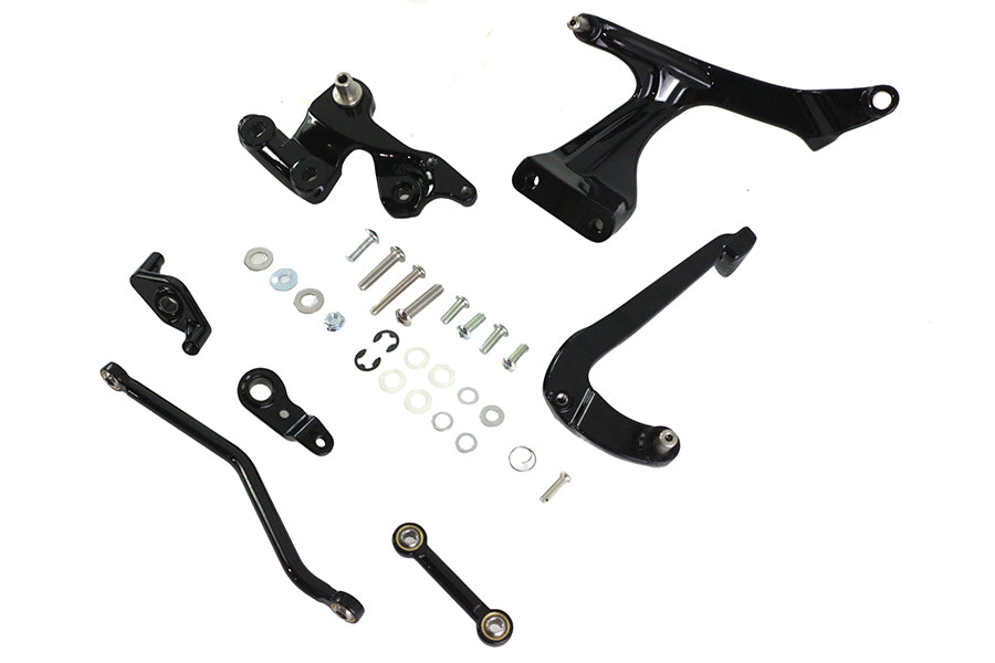 Accessory Mid-Controls - Brake Side For Harley-Davidson