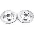 Rotores ranurados y perforados delanteros Evolution Power Stop 91-95 Toyota MR2 (par)