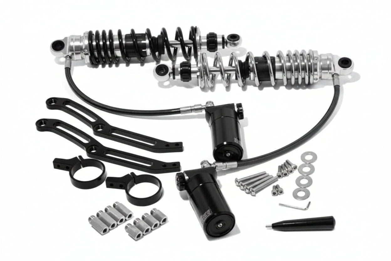 Ultima remote reservoir premium rear shocks for Harley-Davidson Touring