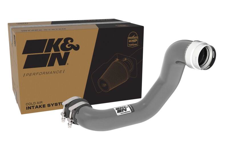 Tubo de carga K&amp;N 23-24 GM Colorado/Canyon 2.7L L4 - Tubo de aluminio - Gris metalizado