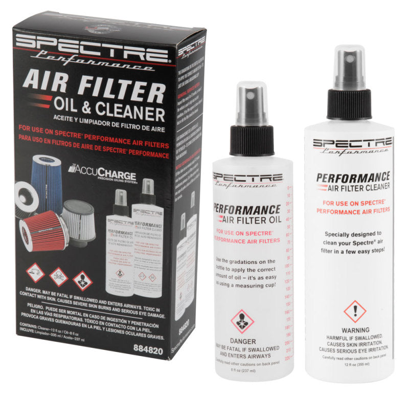 Spectre Accucharge Kit for HPR Filters - Clear