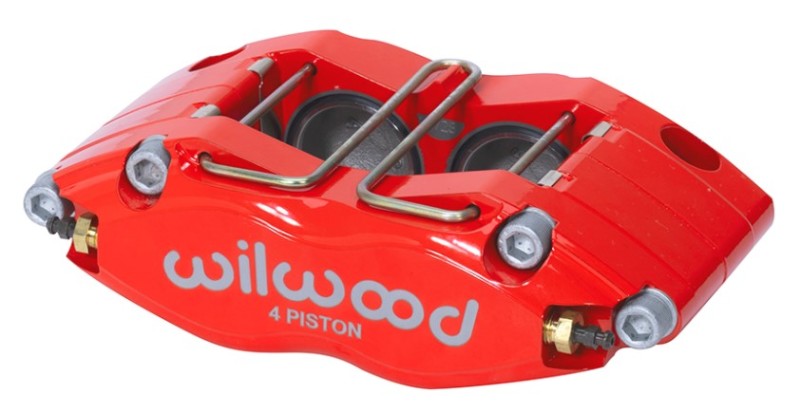 Calibrador Wilwood - DPR-DS - Pistón rojo de 1,62 in, rotor de 0,810 in, sello antipolvo