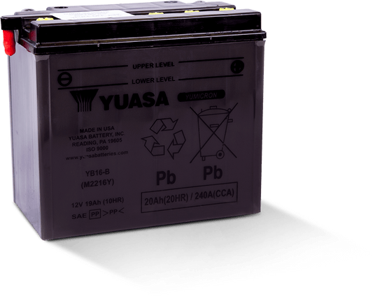 Yuasa YB16-B Yumicron 12 Volt Battery