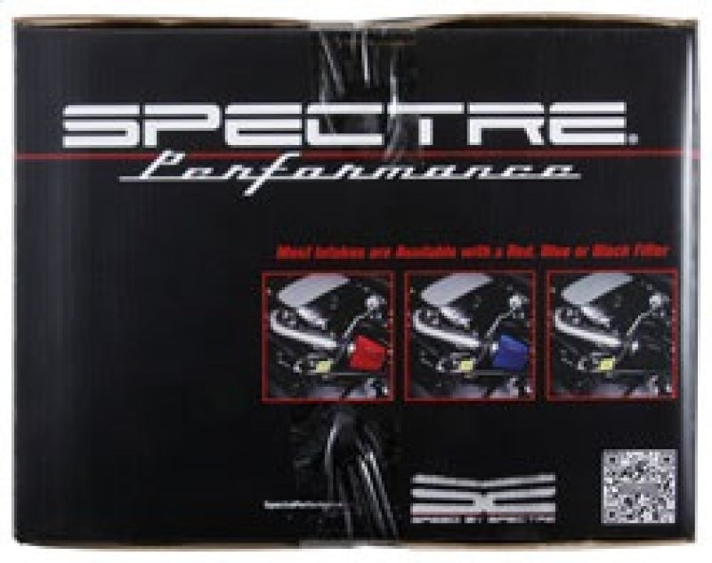 Kit de admisión de aire Spectre 16-18 Jeep Grand Cherokee V6-3.6LF/I - Pulido con filtro rojo