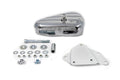 Chrome right side tool box & mount kit for Harley-Davidson Softail