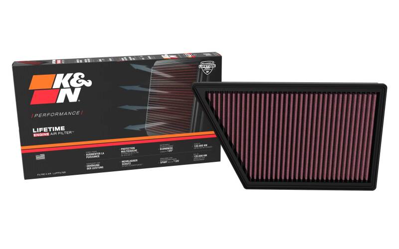 K&N 23-24 Ford Ranger/Everest 2.0L L4 Diesel  Drop-In Air Filter