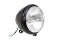 Black 5-3/4" headlamp assembly for Harley-Davidson Springer