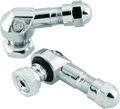 BikeMaster Valve Stem 2/Piece Pack Chrome