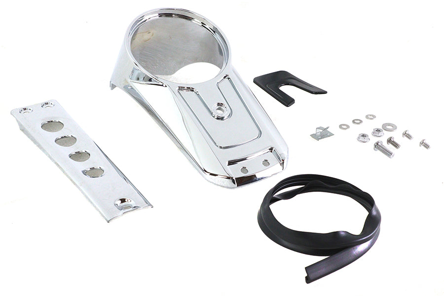 Fat Boy Dash panel chrome console kit for Harley-Davidson Softail M8