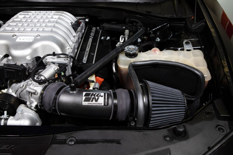 K&amp;N 17-23 Dodge Charger/Challenger Hellcat SC 6,2 l V8 DRYFLOW Performance-Luftansaugsystem