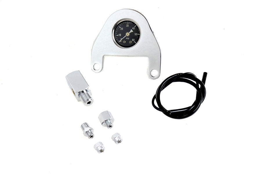 Oil pressure gauge and mount kit for Harley-Davidson Twin Cam 1999-2017