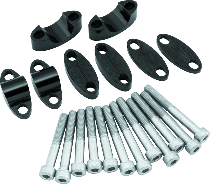 BikeMaster Aluminium Lenker Riser 1in - Schwarz