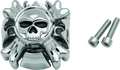 Kuryakyn Replacement Zombie Grip Emblems Without Throttle Boss Chrome