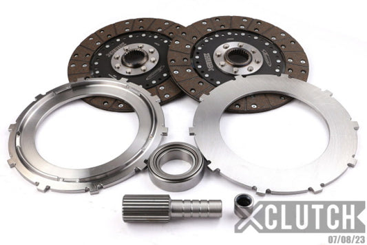 Paquete de servicio de discos múltiples orgánicos sólidos gemelos XClutch BMW de 9 pulgadas