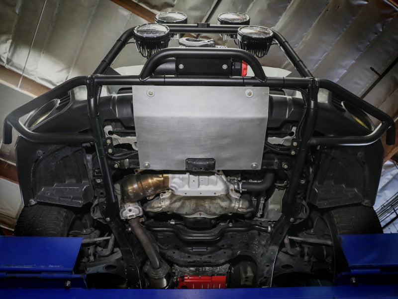 Parachoques delantero Terra Guard con montaje de cabrestante aFe POWER 20-23 Subaru Outback H4 2.4L (t) / H4 2.5L - Negro