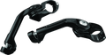 Kuryakyn Tour Tech 6in Back Arms With 1-1/4in Clamps Without Pegs Black