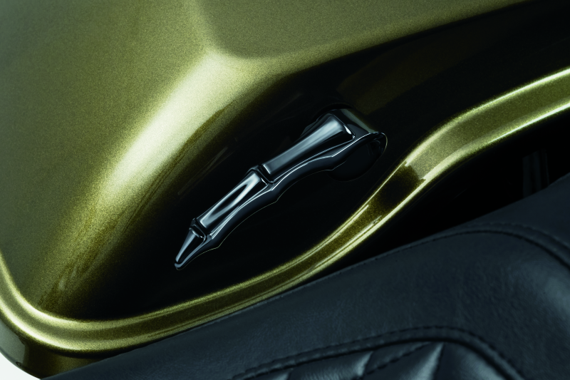 Kuryakyn Zombie Satteltaschen-Verriegelungsgriff, schwarz