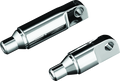 Kuryakyn Male Mount 2-1/2inch Footpeg Extension Chrome (Pair)