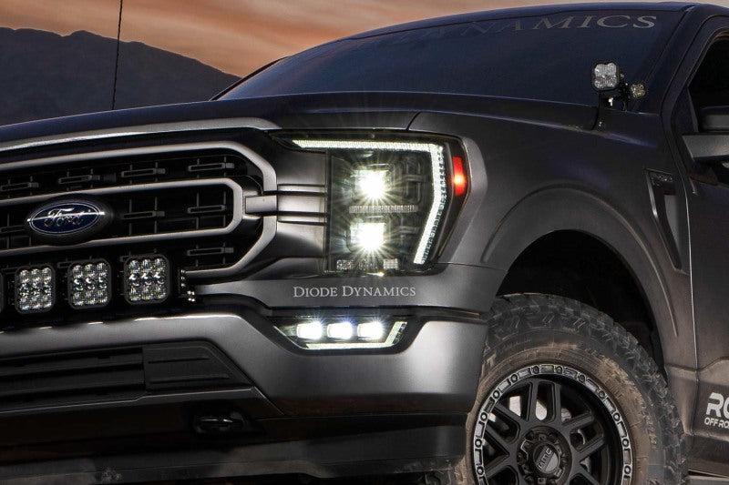 Faros antiniebla Diode Dynamics 21-23 Ford F-150 Elite - Blanco