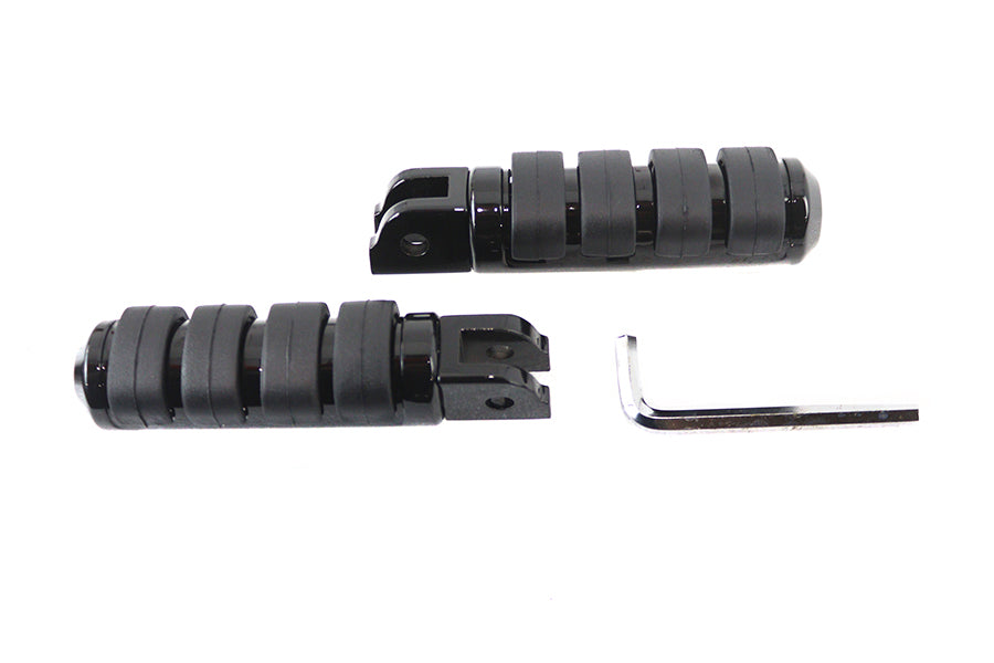 Driver ISO Footpeg Set Black For Harley-Davidson Softail M8