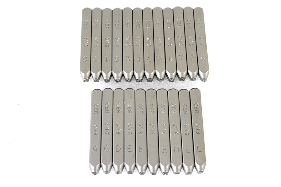 Motor Engine VIN Number Stamp Set For Harley-Davidson Panhead 1948-1969