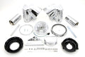 Freight Train Chrome Headlamp Cowl Kit For Harley-Davidson Softail