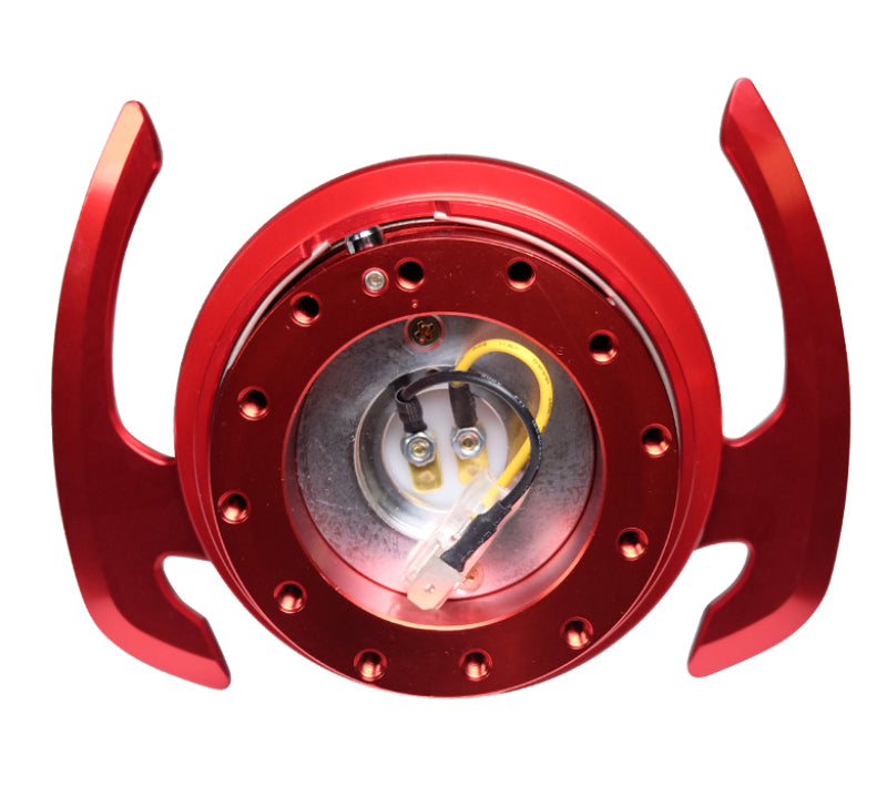 NRG Quick Release Kit Gen 4.0 – Rotes Gehäuse / Roter Ring mit Griffen