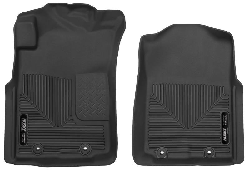 Husky Liners 12–14 Toyota Tacoma Pickup (Crew / Ext / Std Cab) X-Act Contour schwarze Bodenmatten vorne