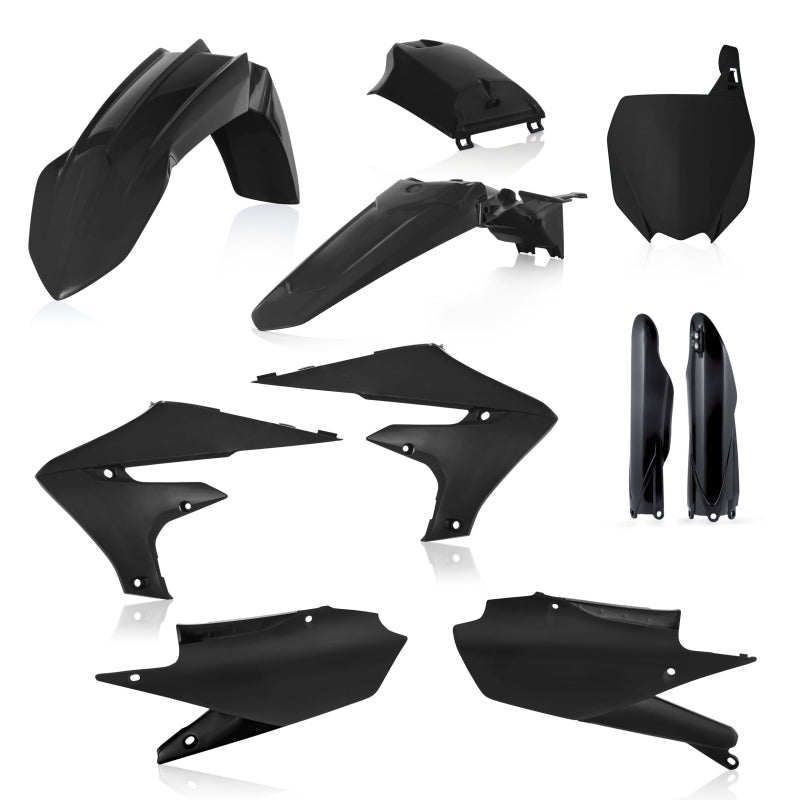 Acerbis 18-23 Yamaha YZ250F/YZ250FX/YZ450F/YZ450FX (inkl. Tankabdeckung) Kompletter Kunststoff-Bausatz – Schwarz