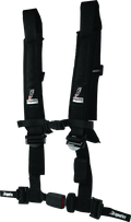 DragonFire Racing Harness H-Style- 4-Point- EZ-Adjust- 2in Buckle- Black
