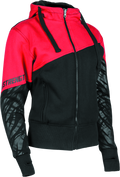 Speed and Strength Cat Outa Hell Hoody Red/Black Womens - 2XL
