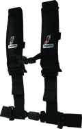 DragonFire Racing Harness H-Style- 4-Point- EZ-Adjust- 3in Buckle- Black