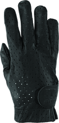 River Road Tucson Leather Perforated Gloves Black - XL