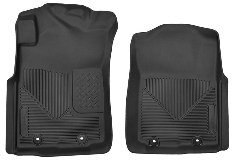 Husky Liners 12–14 Toyota Tacoma Pickup (Crew / Ext / Std Cab) X-Act Contour schwarze Bodenmatten vorne