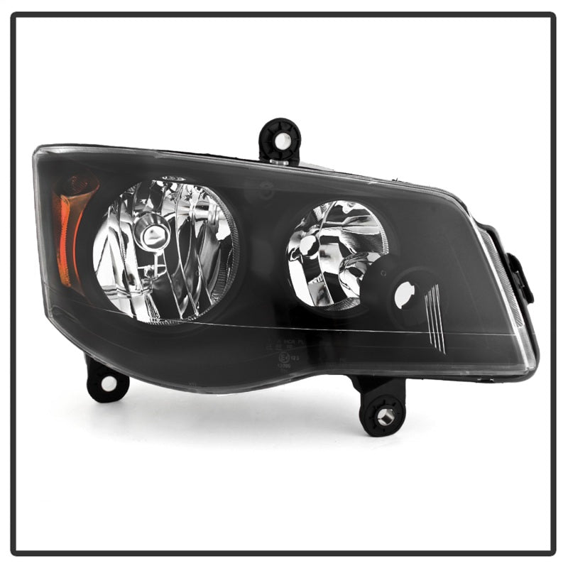 Faros delanteros de estilo OEM xTune 11-17 Dodge Grand Caravan - Negro (HD-JH-CHRTC08-AM-BK)