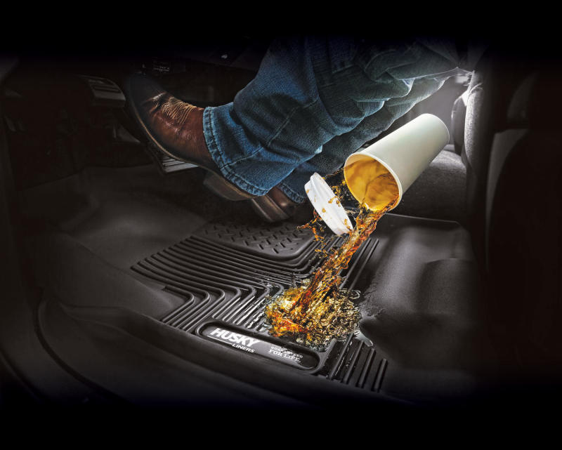 Husky Liners 12–14 Toyota Tacoma Pickup (Crew / Ext / Std Cab) X-Act Contour schwarze Bodenmatten vorne