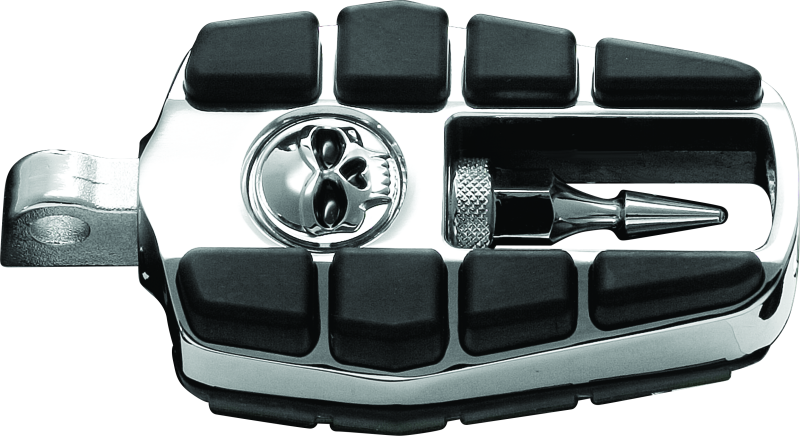 Kuryakyn Zombie Pegs mit männlicher Halterung, Chrom