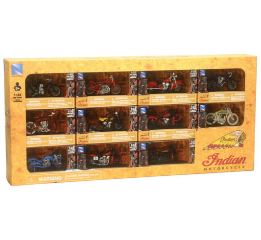 New Ray Toys Indian Bike Collection Set - 11 pieces