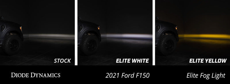 Faros antiniebla Diode Dynamics 21-23 Ford F-150 Elite - Blanco