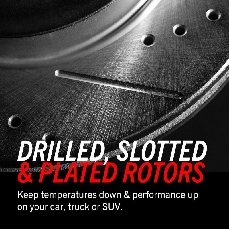 Rotores ranurados y perforados delanteros Evolution Power Stop 91-95 Toyota MR2 (par)
