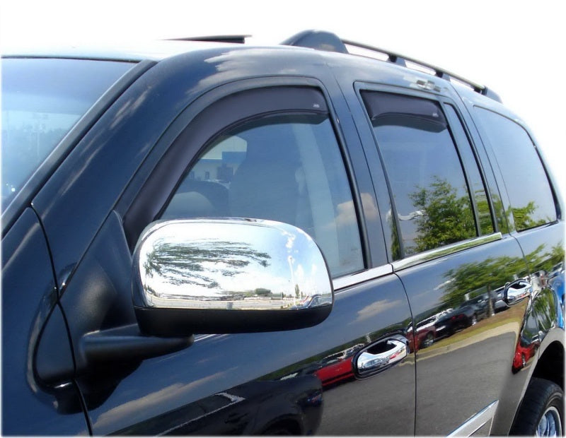 AVS 07–10 Chrysler Aspen Ventvisor In-Channel-Windabweiser für Front- und Heckscheibe, 4-teilig, getönt