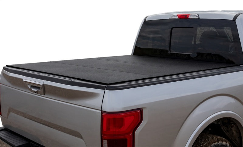 Access LOMAX Folding Hard Cover 17+ Ford Super Duty F-250/F-350/F-450 6ft 8in Box Black Urethane