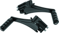 Kuryakyn Adjustable Passenger Pegs With Small ISO Pegs Black