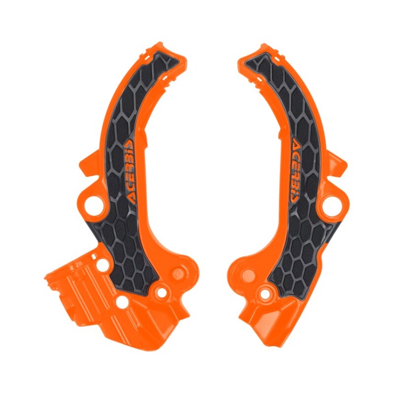 Protector de cuadro Acerbis 2024 KTM SX65 X-Grip - Naranja/Negro