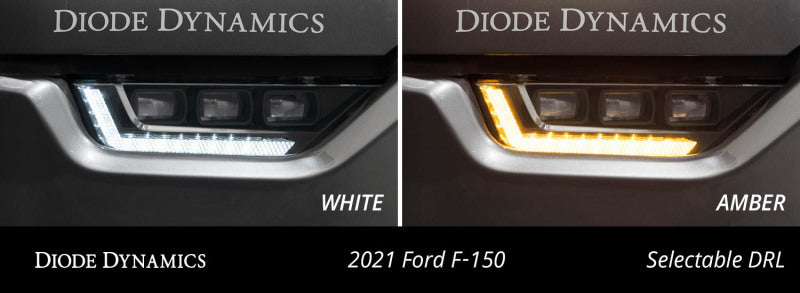 Faros antiniebla Diode Dynamics 21-23 Ford F-150 Elite - Blanco