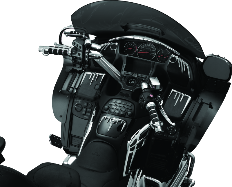 Puños Kuryakyn ISO para GL1800 con puños calefactables cromados