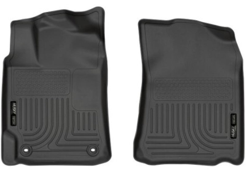 Revestimientos para piso delantero de la serie Contour de Toyota Camry X-act 12-17 de Husky Liners, color negro