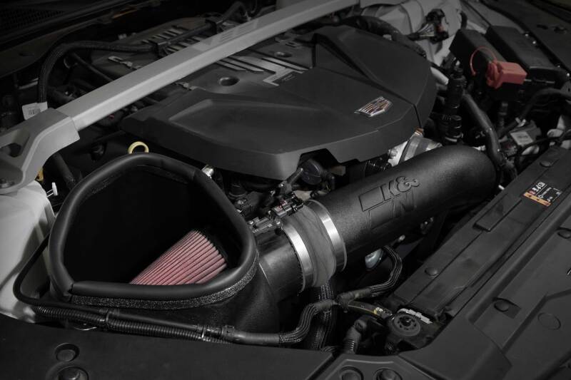 K&N 22-24 Cadillac CT5 6.2L V8 Performance Air Intake System