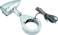 Bikers Choice Chrome Mini LED Turn Signals W/ 41 MM Clamp Universal Custom Pr