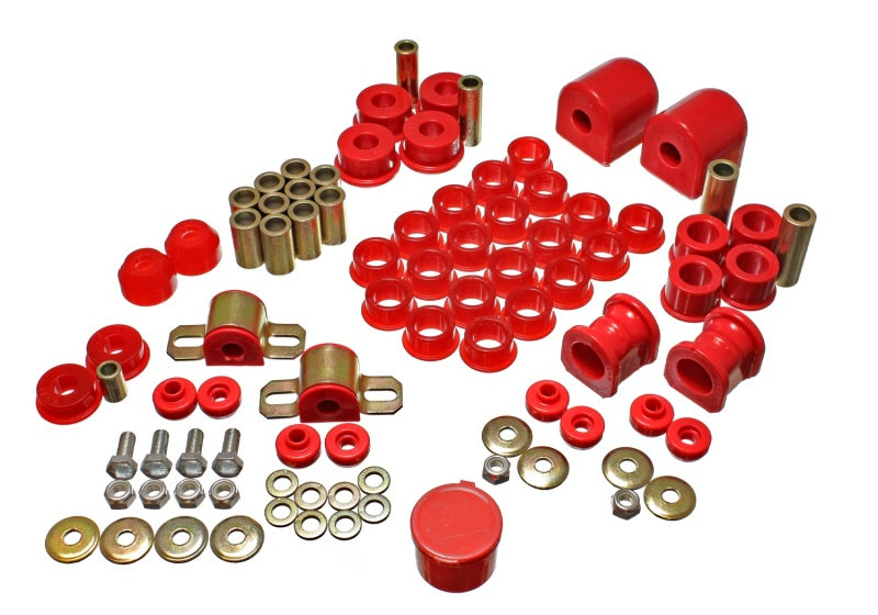 Energy Suspension For 91-94 Nissan Sentra/NX1600/2000 Red Hyper-Flex Master Bushing Set